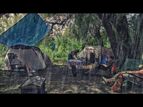 Видео: ОТДЫХ С ПАЛАТКАМИ НА РЕКЕ ЛЕТОМ 2025 