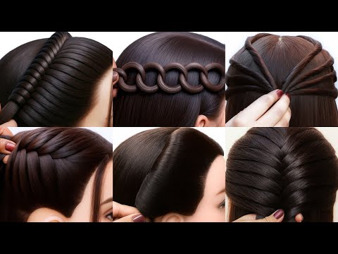 Видео: Простые прически разных типов - Простые прически | стильные прически | прически для девочек