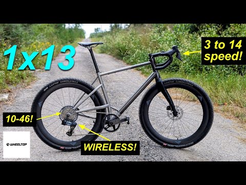 Видео: Обзор беспроводной гравийной группы WHEELTOP EDS GeX с 13-скоростной кассетой SRAM #Ridewithwheeltop