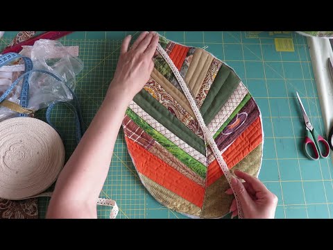 Видео: DIY placemat From Fabric Scraps  Easy to sew  Ланчмат Осенний лист из мелких лоскутов