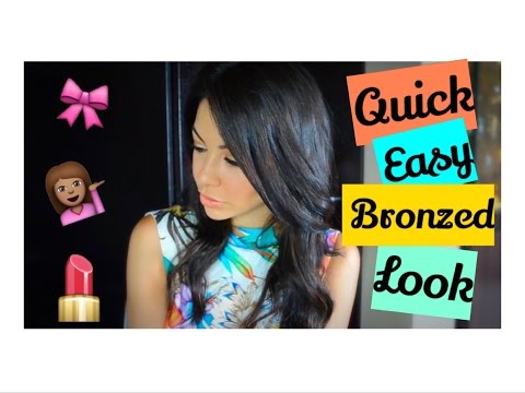 Видео: Бърз летен грим ♡ Quick Easy Bronzed Look | Юли 2016