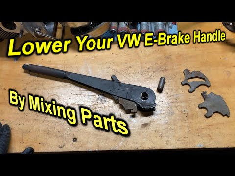 Видео: Длинные и короткие ручки стояночного тормоза VW Beetle