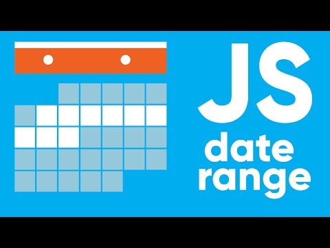 Видео: JavaScript - работаем с Date, диапазон дат