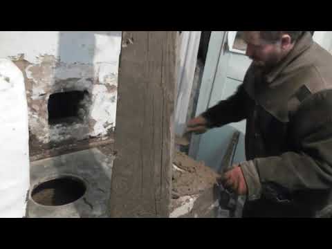 Видео: №3.  Ремонт печки . Передаём опыт молодому поколению.  22. 11. 2017