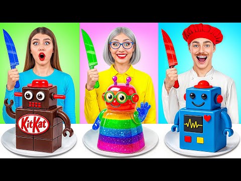 Видео: Я против Бабушки «Торт или Обычная Еда» Челлендж | Смешные Рецепты с Едой от Multi DO Joy