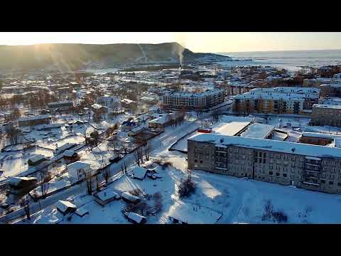 Видео: #19 Полет на квадрокоптере. г. Александровск-Сахалинский. Февраль 2024 г.