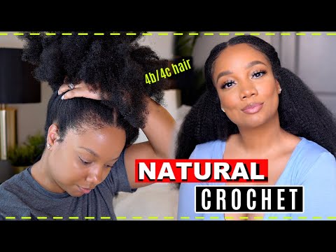 Видео: ЗАЩИТНЫЙ СТИЛЬ: 4B/4C НАТУРАЛЬНЫЕ ВОЛОСЫ КРЮЧКОМ | SNG NATURE'S TOUCH