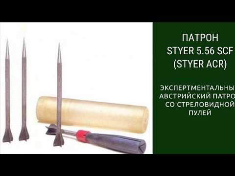 Видео: Австрийский стреловидный патрон Steyr ACR