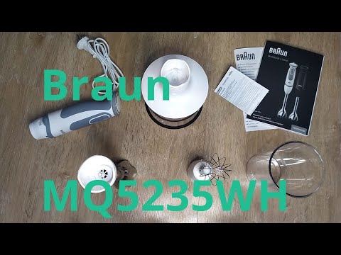 Видео: Блендер Braun MQ5235WH