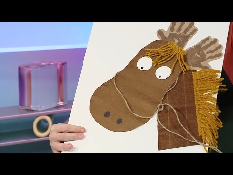 Видео: ☀️С добрым утром, малыши! Веселая лошадка - Мастерская