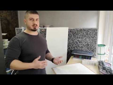 Видео: Как да направим декорадивен ефект " Travertino"