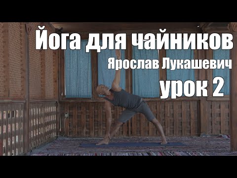 Видео: Йога для чайников урок 2.  Йога для начинающих  Ярослав Лукашевич