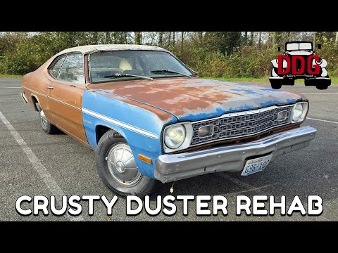 Видео: Удаление большой вмятины — превращение давно заброшенного Plymouth Duster 1976 года в автомобиль ...