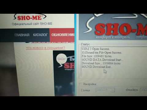 Видео: Обновление прошивки и базы камер, радар-детектора  sho-me g800str