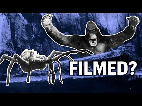 Видео: Кинг-Конг «ПОТЕРЯННАЯ СЦЕНА С ПАУКОМ»: была ли она когда-либо снята? | Каракули на экран