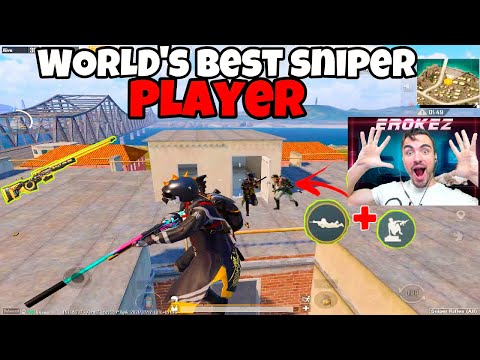 Видео: ТОП СНАЙПЕР МИРА ПРОСТО УНИЧТОЖАЕТ ТОЛЬКО В ГОЛОВУ БЕЗ ПРИЦЕЛА PUBG MOBILE