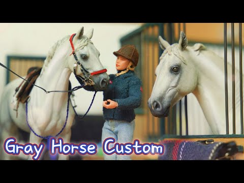 Видео: Рисуем серо-белую модель лошади! *Мой лучший кастом на данный момент* — Учебник по кастомизации/с...