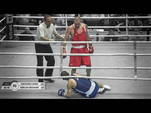 Видео: Поднялся после нокдауна и уничтожил соперника! Георгий Кушиташвили слова после боя