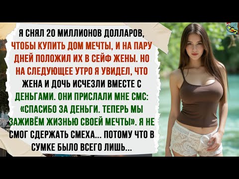 Видео: ЖЕНА СБЕЖАЛА С МОИМИ 20 МИЛЛИОНАМИ ИЗ ЕЁ ЖЕ СЕЙФА. А Я СМЕЯЛСЯ. ПОТОМУ ЧТО ОНА НЕ ЗНАЛА, ЧТО...
