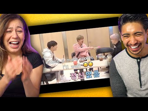 Видео: jinminkook — самое смешное трио — ХАОТИЧНАЯ РЕАКЦИЯ ПАР!
