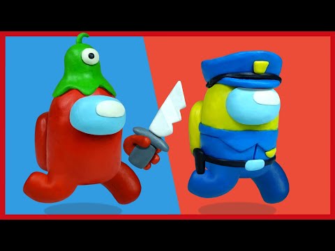 Видео: AMONG US из пластилина. Как слепить Амонг Ас.