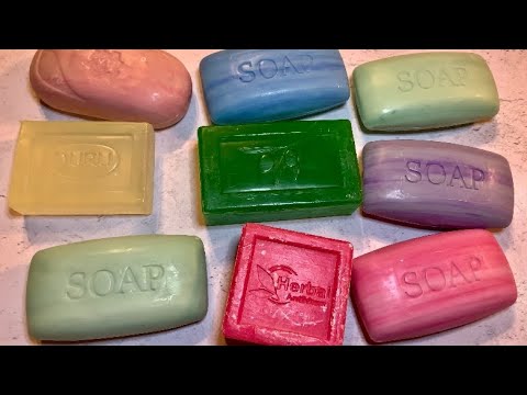 Видео: Asmr soap cutting/Satisfying video/Асмр резка мыла