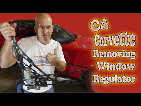 Видео: Снятие стеклоподъемника с Corvette C4