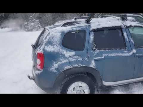 Видео: Прокатились по заснеженным  горкам с Дастерами,Тигуанами и X-Трейлом!