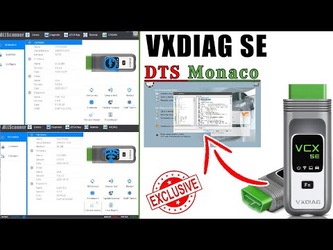 Видео: Mercedes Benz C6 VXDIAG VCX SE подключение проверка DTS Monaco / Подключение по Wifi в режиме VCI