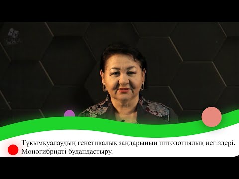 Видео: Тұқымқуалаудың генетикалық заңдарының цитологиялық негіздері. Моногибридті будандастыру. 9 сынып.