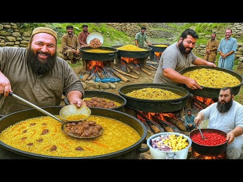 Видео: Удивительная свадебная церемония в Афганистане | мега-кулинария