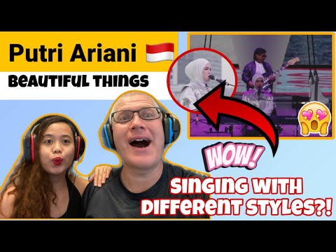 Видео: Putri Ariani - Beautiful Things (выступление F1 в Сингапуре) Реакция! 🇮🇩