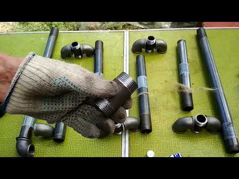 Видео: Легко! Котёл из труб в печь. Без сварки!!!