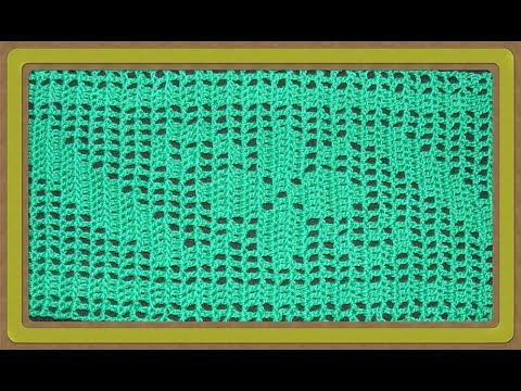 Видео: Прошва Кайма Филейной сеткой