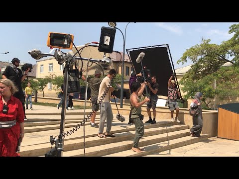 Видео: Осветители на проекте. Уличная банда киношников. часть 13.