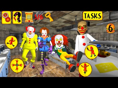 Видео: ПОЯВИЛИСЬ новые СОСЕДИ! обновленная Игра КЛОУНЫ ДЕЛАЮ КОНЦОВКУ - Clown Hospital Neighbor