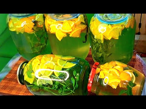 Видео: Апельсиновый МОХИТО на БЕРЁЗОВОМ СОКЕ. БЕРЁЗОВЫЙ СОК С ЛИМОНОМ