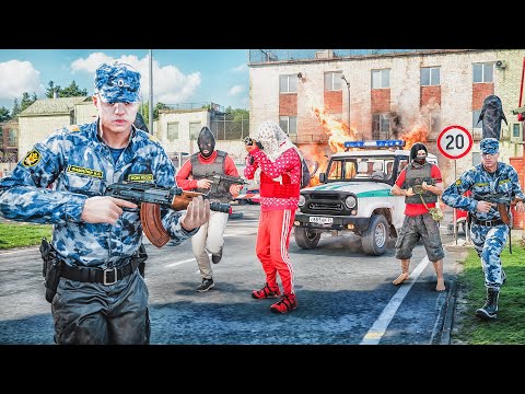 Видео: ТРЕВОГА!!! НАПАЛИ НА ТЮРЬМУ! Новый Генерал Полиции в ГТА 5 РП (RMRP Арбат)