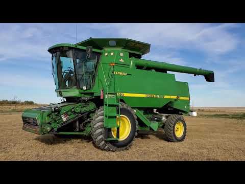 Видео: Комбайн клавишный John Deere 9610