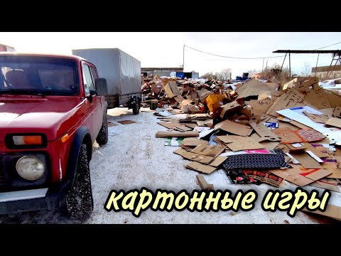Видео: Собирал картон вечерами в течение недели, а затем сдал! Картонные игры