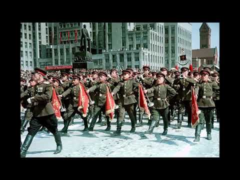 Видео: Soviet Army March "Songs of October" (Valentin Volkov) / Марш Песни Октября (Валентин Волков)