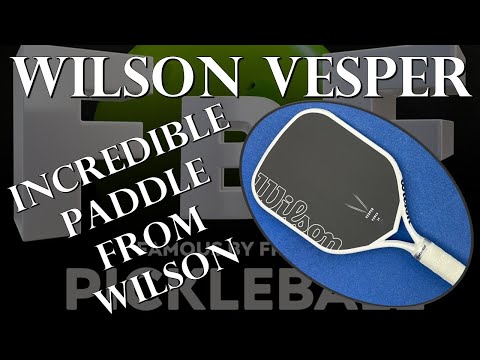Видео: Обзор ракетки Wilson Vesper Power 14 мм Pickleball