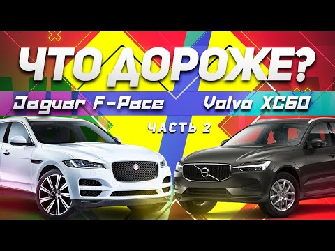 Видео: РЕАЛЬНАЯ стоимость ОБСЛУЖИВАНИЯ Jaguar F-Pace и Volvo XC60 / СРАВНЕНИЕ JAGUAR и VOLVO / Часть 2