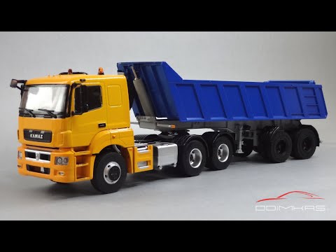 Видео: Масштабные модели грузовых автомобилей КамАЗ || Автоистория - ПАО КАМАЗ - SSM || Дальнобойщики 1:43