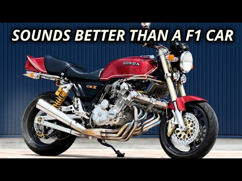 Видео: Honda CBX 1050 — мотоцикл, который звучит лучше, чем автомобиль Формулы-1