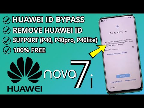 Видео: Как удалить Huawei ID Nova 7i / P40 Lite Bypass ID 2022