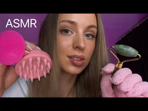 Видео: [АСМР] 7 Видов МАССАЖА 😴 Тихий голос 🩷 ASMR Massage of Face, Head, and Body 💕