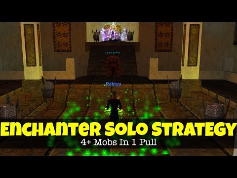 Видео: Как вытащить 4+ монстров за один раз — Стратегия для Enchanter Solo — Everquest Project 1999