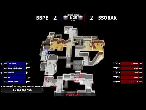Видео: 5SOBAK vs BBPE 2 карта // 3 раунд верхней сетки плей-офф // GG KALUGA SUMMER 2025 - ЛАН ПО КС 1.6