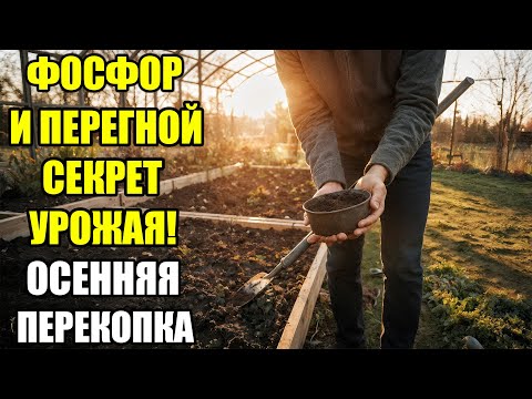 Видео: Осенняя подкормка почвы — фосфор и перегной под перекопку для будущего урожая